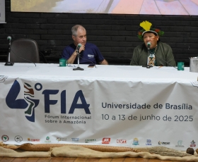 Abertura do 4º Fórum Internacional sobre a Amazônia. 10/06/2025. Foto: Beto Monteiro/Ascom UnB